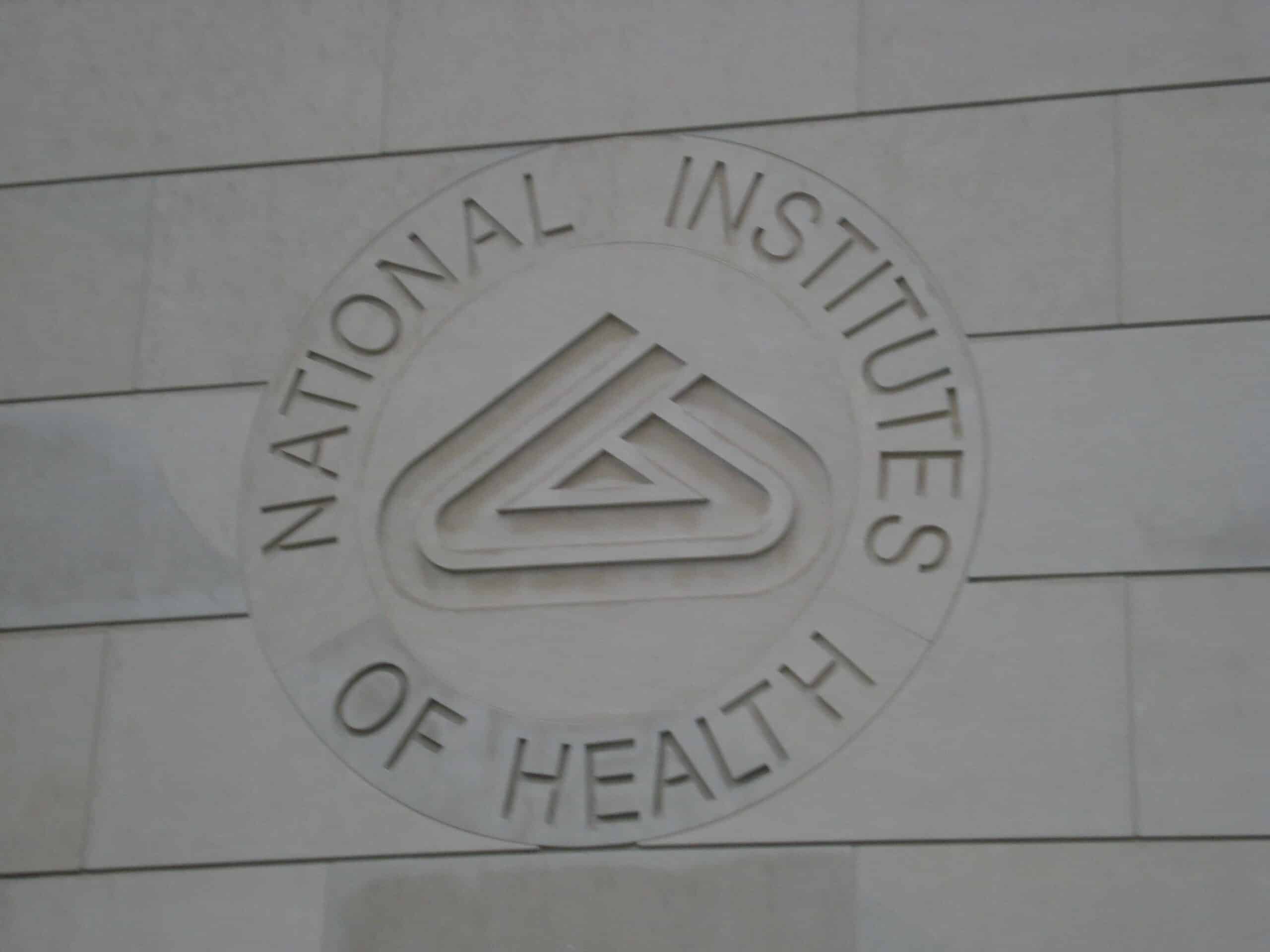 National Institutes of Health building sign