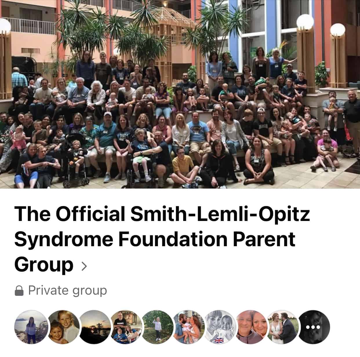 the Official Smith-Lemli-Opitz Foundation Parent Group